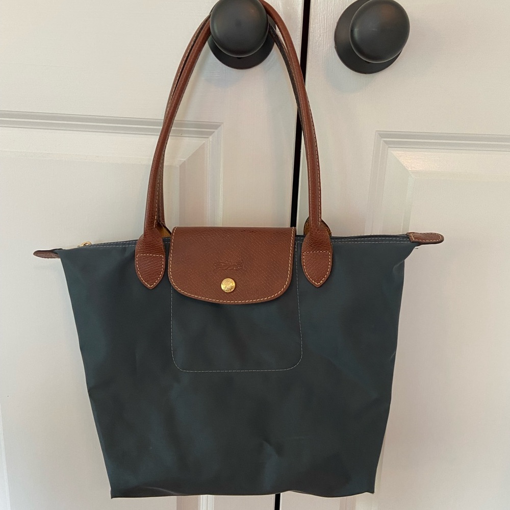 Small Blue Longchamp tote bag